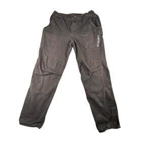 Ucraft Men’s Climbing Pants Brown Large 50-52 Button & Zip Closure Terra Cargo